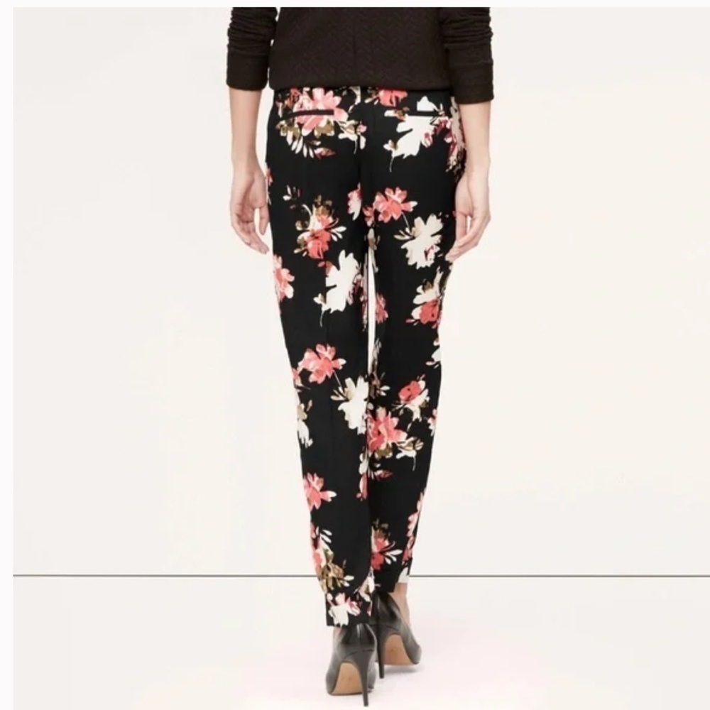 Ann Taylor Loft Drapey Floral Pants in Marisa Fit - Picture 2 of 9